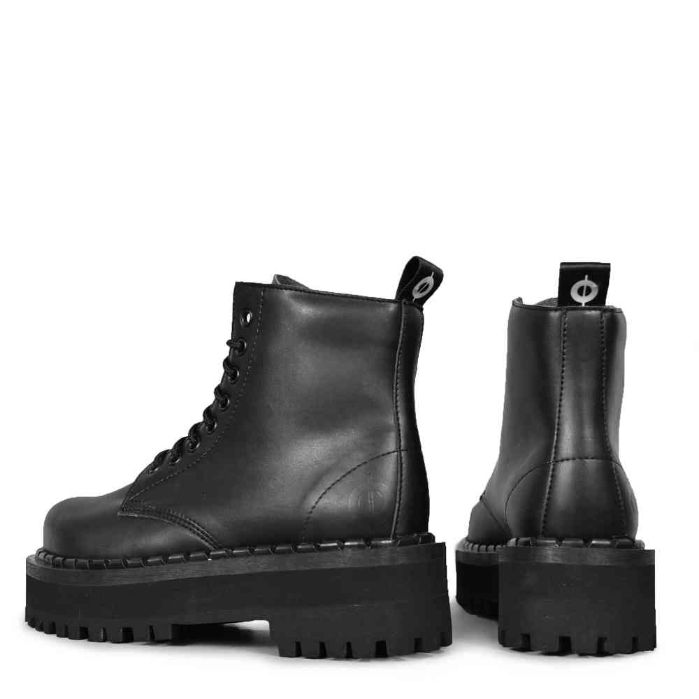 Altercore - 653 Vegan Platform Boots - Black